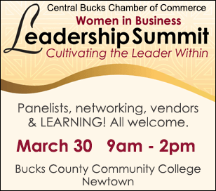 Join the Women in Business Committee for our Inaugural Women's Leadership Summit. Stacked with prominent women from Bucks County and beyond, this one-day session is set to help you Cultivate Your Leader Within! Our keynote speaker will be our very own Commissioner Diane Ellis-Marseglia offering key leadership tips. Following will be a phenomenal group of panelists sharing their stories around Flourishing Leadership in Challenging Times. Complete with vendors, opportunities for networking, and all-around learning, this conference is set with YOU in mind. All are welcome to attend. Be sure to reserve your spot today!